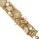 Lulu Frost Bord La Mer gold-plated brass, crystal and freshwater pearl bracelet