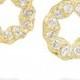 SCOSHA 14-karat gold diamond earrings