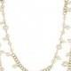 Rosantica Chimera gold-dipped freshwater pearl necklace