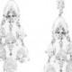 Kenneth Jay Lane Rhodium-plated cubic zirconia earrings