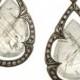 Loree Rodkin 18-karat rhodium white gold, diamond and sapphire earrings