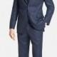 Peter Millar Classic Fit Blue Wool Suit