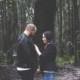 Autumn Forest Engagement - Polka Dot Bride