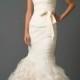 Silk Mermaid Fishtail Sample Wedding Dress Bridal Gown 'Gemma' Clearance