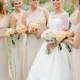 Taupe One Shoulder Bridesmaids Dresses