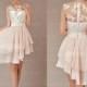 Lace Bridesmaid Dress, Champagne Bridesmaid Dress, Cheap Bridesmaid Dress, Wedding Bridesmaid Dress, Short Bridesmaid Dress, RE176