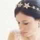Jeweled Star Filigree Bridal Headband - Northstar No. 2022