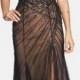 Sean Collection Sweetheart Neck Sequin Gown