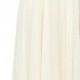 Theia Strapless Plisse Chiffon Bridal Gown, Ivory