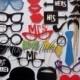 31PCS New DIY Masks Photo Booth Props Mustache On A Stick Wedding Birthday Party