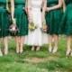 Flirty And Fun 50s Themed Wedding In Emerald Green 