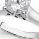 Solitaire Diamond Engagement Ring in 14k White Gold (2 ct. t.w.)