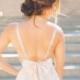 Julia // Rose Gold Sequinned, Backless Wedding Dress