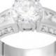 Tressa Collection Cubic Zirconia Bridal Ring in Sterling Silver