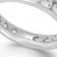 Diamond Channel Eternity Band in 14k White Gold (2 ct. t.w.)