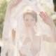 Wedding Veil, Polka Dot Veil, Lace, Circular Lace Veil - Allure(new)