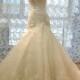 White Ivory Mermaid Gown Bridal Wedding Dress Custom Size 6 8 10 12 14 16 18  