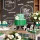 Gorgeous & Green Wedding Dessert Table