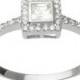 Tressa Collection Cubic Zirconia Bridal Ring - Sterling Silver