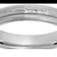 Sterling silver crisscross wedding ring