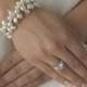 NWT Beautiful Ivory Freshwater Pearl And Crystal Wedding Bridal Bracelet