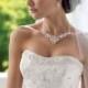 Elegant Freshwater Pearl And Crystal Bridal Wedding Necklace Jewelry Set