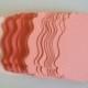 Gift Tags 150 Escort Cards-Trio Of Blush -Coral And Peach- Blank DIY Gift Tags- Cardstock Favor Gift Tags- Wedding Tags