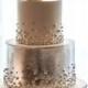 A Pinterest-Approved Trend You'll Love: Beaded Wedding Cakes