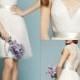 Hot Sexy Wedding Dress Tulle Short Wedding Bridal Dress Size Custom