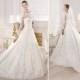 Ball Gown Satin&Lace Bridal Gown Wedding Dress Custom Size 6 8 10 12 14 16 18 20