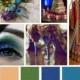 Indian Wedding Color Inspiration - Peacock Wedding Reception - Indian Wedding Site Home - Indian Wedding Site - Indian Wedding Vendors, Clothes, Invitations, And Pictures.