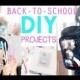 Fun Back To School Diy Projects