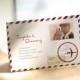 Custom Wedding Invitation Cards With Photo Free Envelopes Seals WI1068