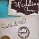 Vintage Wedding Shower Bridal Party Scratch Off Game Card Tickets Favors 2 Sided