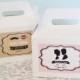 96 Vintage Themed Personalized Mini Gable Take Out Wedding Shower Favor Boxes