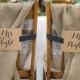Mr. And Mrs. Kraft Chair Banners Wedding Table Decor Decoration