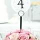 Hortense Grey Filligree Round Wedding Table Card Numbers 1-40