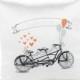 Hortense Tandem Bike Together At Last Ring Bearer Pillow Can Be Personalized