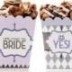 10 Doc Milo Wishes & Whimsy Lavender & Grey Bridal Shower Favor Treat Boxes