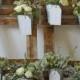 ur Rustic Wedding Table Plan With Flower Pots 