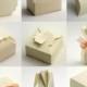 Best Quality DIY Ivory Silk Embossed Wedding Favour Favor Boxes