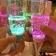 6pcs/lot  LED Light Up Acrylic Champagne/Wedding/Cocktails/Party Drink Rosa Glasses Wine CUP Drink cups free shipping