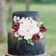 30 Boldly Different And Chic Black Wedding Cakes 