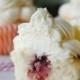 Almond Wedding Cake Cupcakes With Raspberry Filling