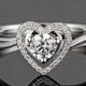 Diamond Engagement Ring - 0.2 Carat Diamond Engagement Ring In 14K White Gold