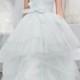 Monique Lhuillier - Spring 2015 - Oceana Strapless Mint Tulle Ball Gown Wedding Dress With A Sweetheart Neckline And Tiered Skirt