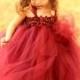 Couture Dreams- Beautiful In Burgandy Tutu Dress- SZ 0-24 MO