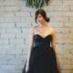 Black Floor Length Strapless - Gallery Gown By Ouma