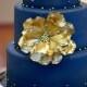 Two-Tier Blue Ombre Wedding Cake - A Watercolor Wedding Cake Inspired By The Ocean
