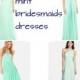 Finding the Perfect Mint Bridesmaids' Dresses 